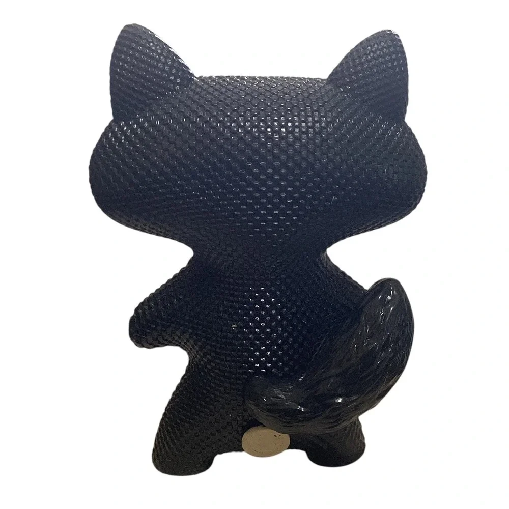 Fuggler Funny Ugly Monster 2.5 Inch Black White Fox Vinyl Figure Collectible